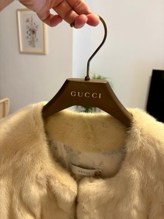 Abrigo Gucci Beige Talla S/M