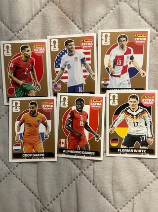 Cromo Panini Extra Sticker Fútbol