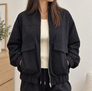 Chaqueta bomber negra Talla S NUEVA