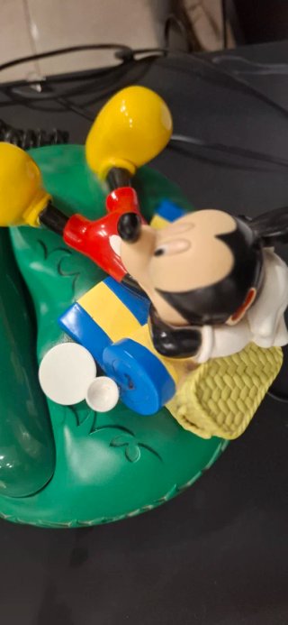 Teléfono Mickey Mouse Disney (falta una oreja)