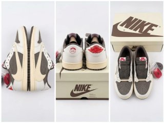Nike Air Jordan 1 Low Travis Scott Marron