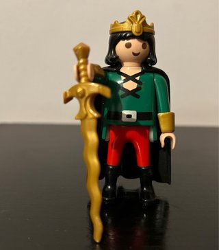 Playmobil Príncipe Medieval con Espada Dorada