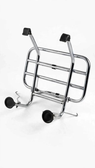 Portaequipajes Cromado Vespa con Cepo