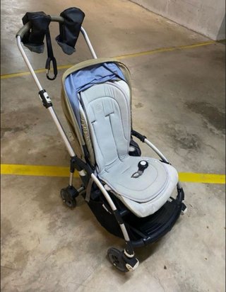 Carrito Bugaboo + saco invierno y manoplas