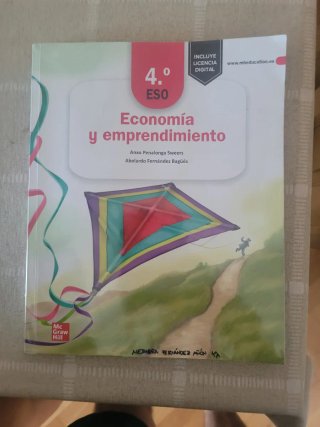 Libro de Economia y empendrimiento 4°de ESO