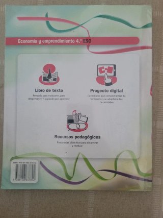 Libro de Economia y empendrimiento 4°de ESO