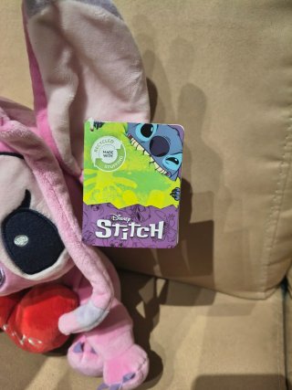 Peluche Angel Disney con cuore cm. 25