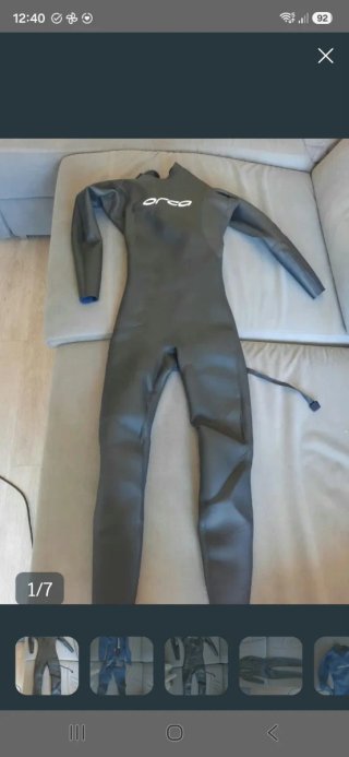 Traje de neopreno Orca talla M