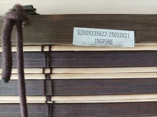 Estor enrollable bambú nuevo