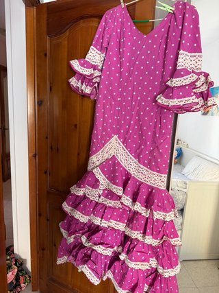 Vestido Sevillanas Lunares Talla Única