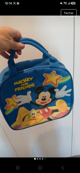 Mala Térmica Lancheira Disney Mickey e Amigos