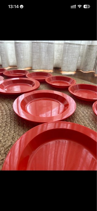 Pic Boll 1970s Set Picnic Rojo