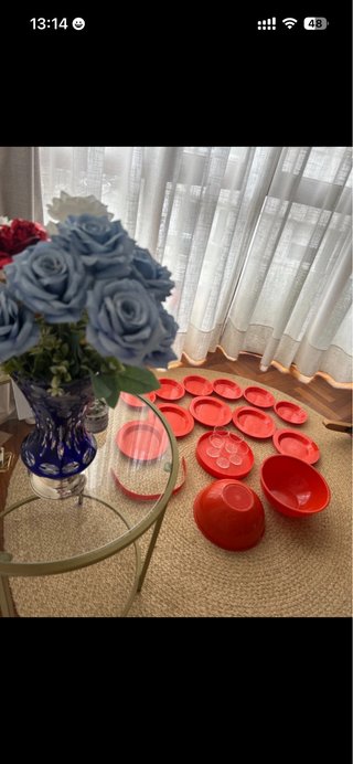 Pic Boll 1970s Set Picnic Rojo