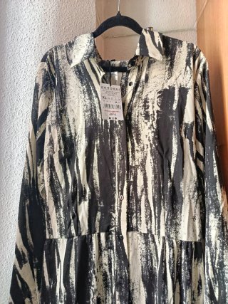 Vestido Koröshi Estampado Talla L
