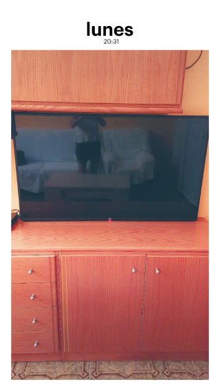 Televisión LG Negra