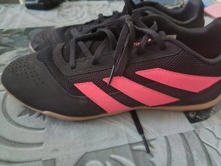 Zapatillas Fútbol Sala Adidas Negras Rosas