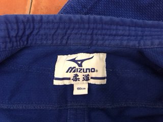 Traje Judo Niño Azul Mizuno