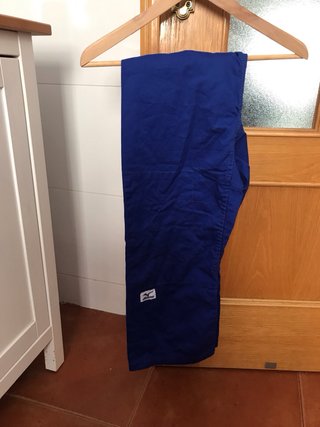 Traje Judo Niño Azul Mizuno