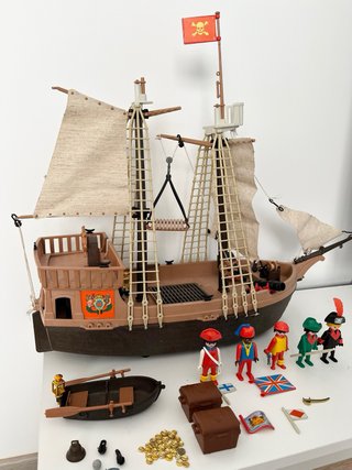 Playmobil 3550 Barco Pirata vintage 1978