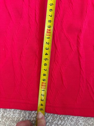 Vestido rojo asimétrico Talla L