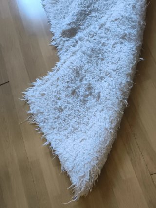 Jarapa/Alfombra Blanca 70x130 cm