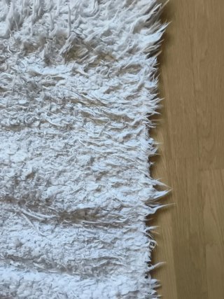 Jarapa/Alfombra Blanca 70x130 cm