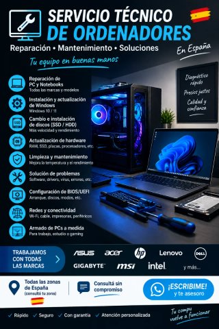 Servicio Técnico de Ordenadores y PC | Reparación