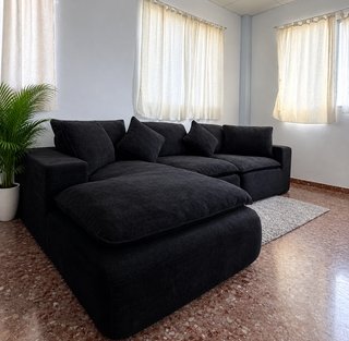 OFERTA!! Nuevo sofa chaislongue negro!!