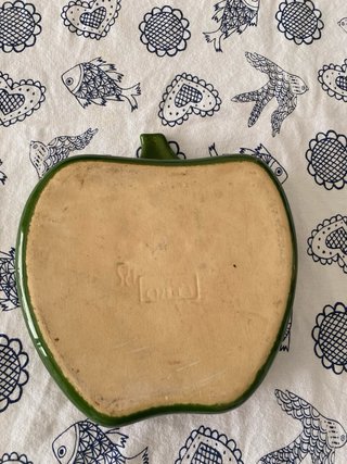 Cuenco vintage manzana refractario alemán