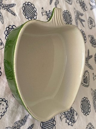 Cuenco vintage manzana refractario alemán