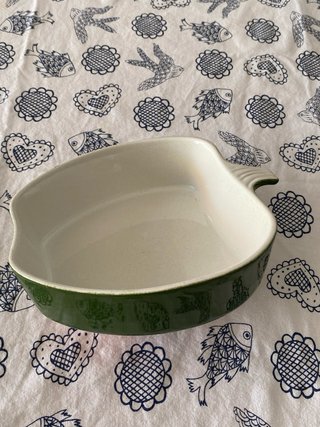 Cuenco vintage manzana refractario alemán