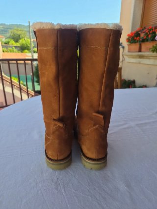 Botas de piel forradas