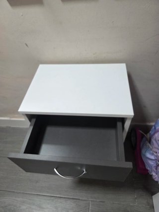 Mesitas de noche de madera (2 unidades)