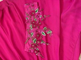 Conjunto danza/baile T-S/M rosa y rojo