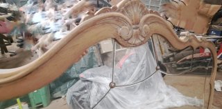 Espejo vintage madera y cristal