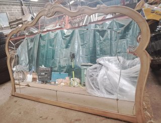 Espejo vintage madera y cristal
