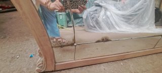 Espejo vintage madera y cristal