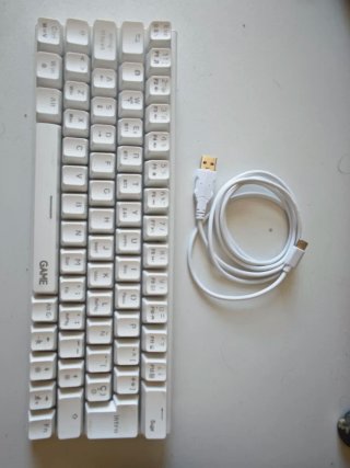 Teclado GAME GMKH-60 WH Wireless