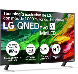 LG 65QNED85 TV 65” MiniLED 4K QNED evo AI