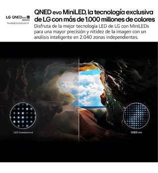 LG 65QNED85 TV 65” MiniLED 4K QNED evo AI