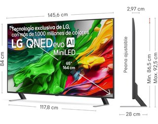LG 65QNED85 TV 65” MiniLED 4K QNED evo AI