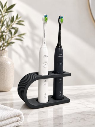 Soporte para 2 cepillos Oral-B y Philips