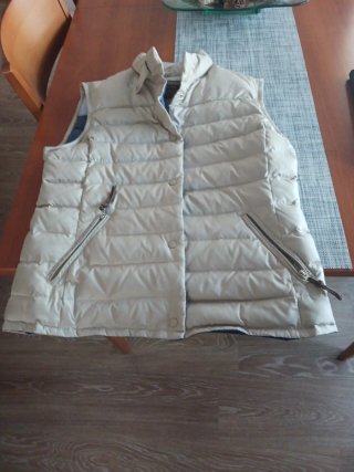Chaleco Massimo Dutti Beige Mujer