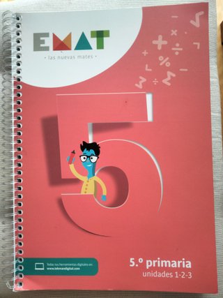 Libro alumno EMAT - 5º Primaria. UD 1-2-3-4-5-6