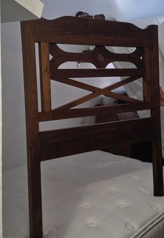 Cabecero de madera para cama de 90cm