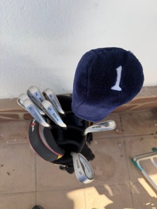 Bolsa de golf con palos