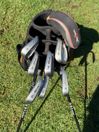 Bolsa de golf con palos