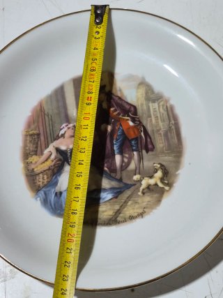 Lote 6 Platos Porcelana Decorados