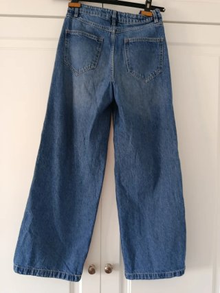 Pantalón vaquero ancho niña