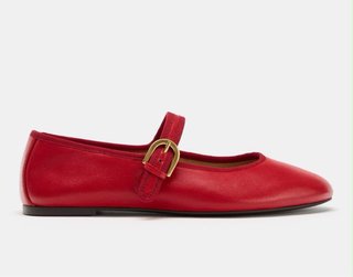 Bailarinas Zara piel Rojas Talla 40. Sin estrenar